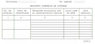 Balanta, registrul de casa, jurnalele de tva, statul de plata etc. Registrul Numerelor De Inventar Contabilitate Fiscalitate Monografii Contabile