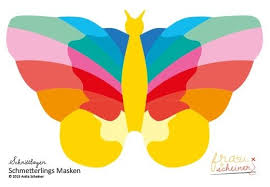 Zugegeben, das ganze wirkt erstmal ziemlich kompliziert und es braucht auch ein bisschen fingerspitzengefühl. Schmetterling Maske Frau Scheiner