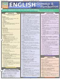 English Grammar Punctuation Chart