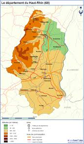 Ces circuits se font en vélo, à moto ou en voiture, et s'adressent à tous les curieux qui souhaitent découvrir les richesses de l'alsace, entre patrimoine historique et paysages. Carte Geographique Touristique Et Plan Du Haut Rhin 68 Colmar