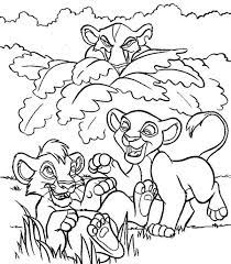 Here you can print out more pictures of the lion. Simba And Nala Peeked By Scar Coloring Page Download Print Online Coloring Pages For Fr Lion King Coloring Pages Disney Coloring Pages Horse Coloring Pages