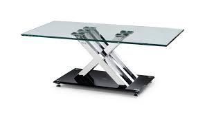 Safavieh eliana glass coffee table, chrome by safavieh. Mazara Stylish Chrome Glass Coffee Table Jb586