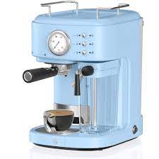 Swan Retro One Touch Espresso Machine Review Make Barista Coffee In Vintage Style