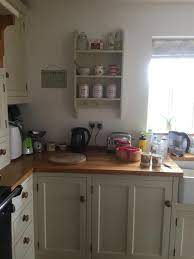 Creating a palette with shades from the same colour family is a great shortcut to a beautifully cohesive scheme. Units Drop Cloth Farrow Ball Kitchen Design Decor Farrow And Ball Kitchen Painted Kitchen Cabinets Colors