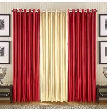 Choosing window curtains and draperies can be one of the most enjoyable and rewarding aspects of decorating your home. Pack Of 3 Polyester Window Curtains Plain Red Cream 152cm 5 Feet Price From Noon In Saudi Arabia Yaoota