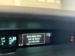 Check Hybrid System Stop Vehicle In Safe Place Priuschat