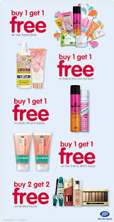 For buy 1 get 1 deals,you need to add 2 products at your cart,then we would count the more expensive products and the lowest price would be free item. Buy 1 And Get 1 Offer At Boots Pharmacy May 2017 Offeraty Com