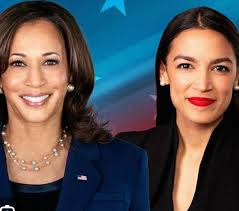 WORD AMONG REPUBLICANS Kamara Harris is seeking to run for the Presidency  with AOC as a running mate for Vice President in 2028. Would you vote for Kamara  Harris & AOC?