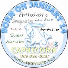If Your Birthday Is January 14 You Are What Defines The Personality Of A Real Go Getter Capricorns Birthday Horoscope Capricorn Birthday Birthday Personality
