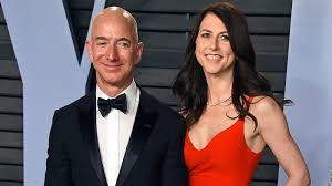 The net worth of jeff bezos has been estimated at $137 billion, mostly derived from his 16% ownership stake in amazon. Jeff Bezos Finalizes Divorce With Wife Mackenzie Who Will End Up With Amazon Stake Worth 35 6 Billion Abc7 San Francisco
