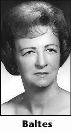 DOROTHY BALTES Obituary (2014)