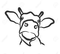 Pin By Phyllis Joyce On Cow Painting Cow Drawing Cartoon Cow Face Cow Logo