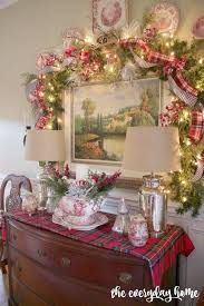 Dining Room Sideboard 2015 Christmas Dining Room Tour The Everyday Home Christmas Dining Room Christmas Decorations Christmas Dining
