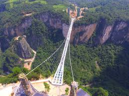 Chinese engineers have something of a penchant for glass bottomed walkways and previously completed a similar but smaller bridge in the shiniuzhai national park. World S Highest And Longest Glass Bridge Open In China