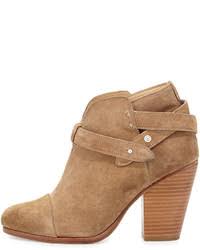 From its new york origins in 2002, rag & bone instantaneously distinguished itself by combining british heritage with directional, modern design. Rag And Bone Rag Bone Harrow Suede Ankle Boot Camel 525 Bergdorf Goodman Lookastic