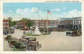 Postcard Time Machine Travel Usa Lebanon History Tennessee Travel