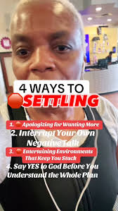 Which one of these hit your spirit today? Drop the number below and say “No  more settling!”