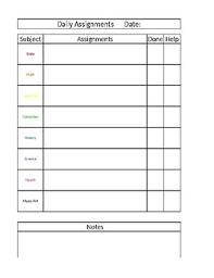 The specific patient assignment and the employee's name responsible for the patient assignment. Daily Assignment Sheet By Carmichael Creations Tpt