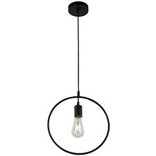 Sep 11, 2020 · update a room in your home with the rustic industrial style of this newly updated lnc collection 5 in. Circular Ring Pendant Ceiling Light In Matt Black Contemporary And Simple Matt Black Metal Circular Ceiling Light Fittings Indoor Pendant Lights Pendant Light