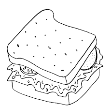 Ice cream stand coloring pages. Sandwich Coloring Pages Coloring Home