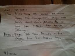 Beberapa nilai pendidikan akhlak yang dapat diambil dari kumpulan cerpen lukisan kaligrafi karya k.h.a. Andina Avika Hasdi Surat Untuk Kak Andin