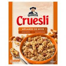 Cereales Melange De Noix Quaker La Boite De 450g A Prix Carrefour En 2020 Casse Croute Cereales Noix