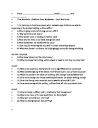 Here's a look at some of the common life insurance questions and answers that will come up when it comes to purchasing term life insurance. Its A Wonderful Life Movie Worksheets Teaching Resources Tpt