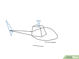 How To Draw A Helicopter With Pictures Wikihow Draw additional lines to show the body in a more detailed way. how to draw a helicopter with pictures