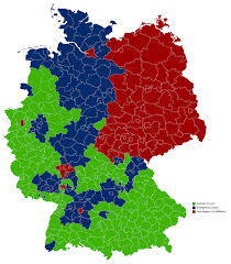 The new federal states joined the federal republic of germany on october 3, 1990 (day of. Germany Is Still Divided By East And West Vivid Maps