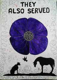 Purple Poppies For Animals Remembrance Day Art Remembrance Day Pictures Remembrance Day Poppy