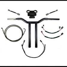 Street bob handlebars lets see them page 2 harley riders usa forums. Gloss Black 12 Mx T Bar Handlebar Kit With Abs For 2018 2021 Harley Softail Street Bob