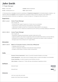 No need to use a cv builder: 18 Best Cv Templates For All Professions Fill In Download