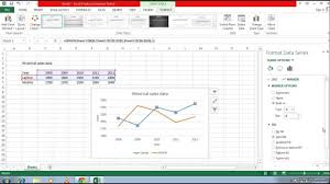 How To Create Line Graph In Excel 2013