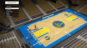 The golden state warriors have unveiled an alternate court they will use for five games on hardwood classics nights. Look New Court Design Concepts For Every Nba Franchise