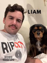 MEET A YLC LEADER: Liam Hall!! Hi my name is Liam, I have a pet King  Charles Cavalier Spaniel named Shiloh, I like the beach, and in May I  married my best