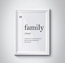Family Definition Art Family Wall Art Funny Home Wall Art Etsy Family Wall Art Family Definition Family Wall
