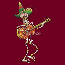 The shirt is a made of heavy cotton, very good quality tshirt, not thin like some shirts are and the size large fit perfectly. Mexican Skeleton Playing Guitar Essential T Shirt By Zoo Co Mexican Skeleton Playing Guitar Tshirt Colors