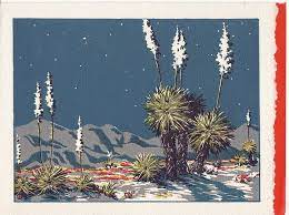 Festive greeting cards, photo cards & more. Desert Christmas Christmas Deserts Christmas Graphics Vintage Christmas Cards