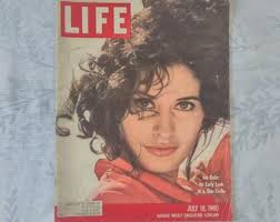 Vintage Life Magazine July, 1960, Ina Balin Cover, Olympic Pictorial, Cuba  & Congo Politics, MCM Pop Culture