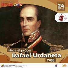 Un día como hoy en 1788, nace Rafael Urdaneta, Prócer de la Independencia  de Venezuela, considerado excelente militar y político, el más leal de  todos los leales a Simón Bolívar., Nació en n ...