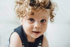 You can probably wash it twice a week as this kind of hair is quite fragile and is prone to harm when wet. Beautiful Baby Portrait With Blonde Curly Hair By Boris Jovanovic