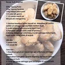 Recipeyield 4 • preptime p0h30m. Resepi Kuih Tepung Pulut Goreng