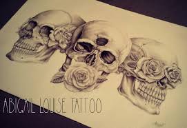 See No Evil Hear No Evil Speak No Evil Skull Tattoo Hear No See No Speak No Evil Skulls And Roses Drew As A Present For My Other Half Insta Abigaillouisetattoo Tattoos Skull Tattoos Half Sleeve Tattoo