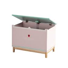Coffre A Jouets Enfant En Bois Rose L 70 Cm Berlingot Maisons Du Monde Wood Store Kids Furniture Toy Chest