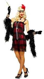 Maybe you would like to learn more about one of these? Adult Red Black Fifth Avenue Flapper Costume Candy Apple Costumes