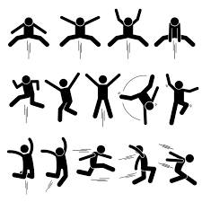 Stick Figure Stickman Stick Man People Person Poses Postures Jump Jumping Hop Hopping Leap Actions Pictogram Download Icons Png Svg Vector Stick Figure Drawing Stick Figures Stick Men Drawings