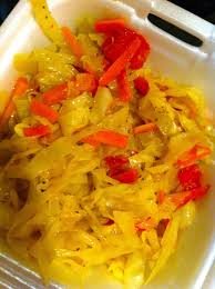 With the machine on, add the the soy sauce and oil in a steady stream. Real Jamaican Food Steam Cabbage And Rice Jamaican Recipes Jamaican Cuisine Jamaica Food