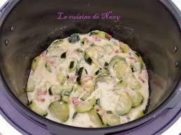 Courgettes A La Vache Qui Rit Et Lardons Recettes De Cuisine Recette Cookeo Recette