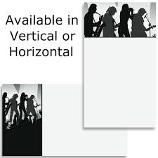 Rock Band Business Cards Paper Direct