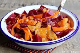 Salade De Betteraves Oranges Et Carottes Recette Betterave Salade Recettes De Cuisine Recette